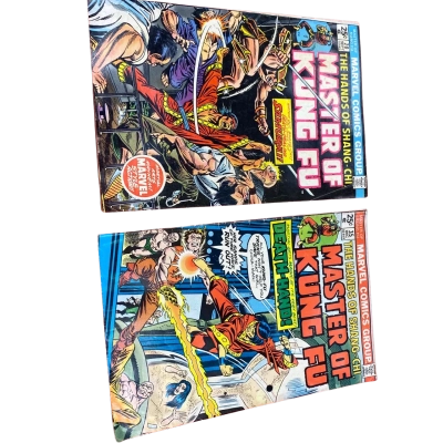 Vintage Master of Kung Fu #35 & #20 Comics
