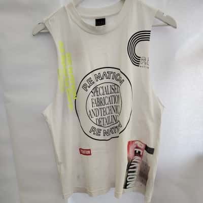 P.E Nation Multi-Graphic Muscle Tank Top – Size S/P