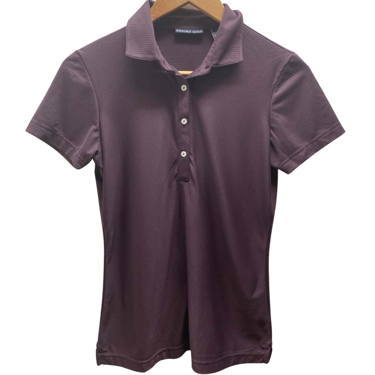 Oxford Golf Womens Purple Polo Top