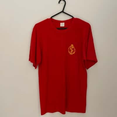 Newmans of Macartnur Country Mens Size 22 Short Sleeve T-shirt Red 