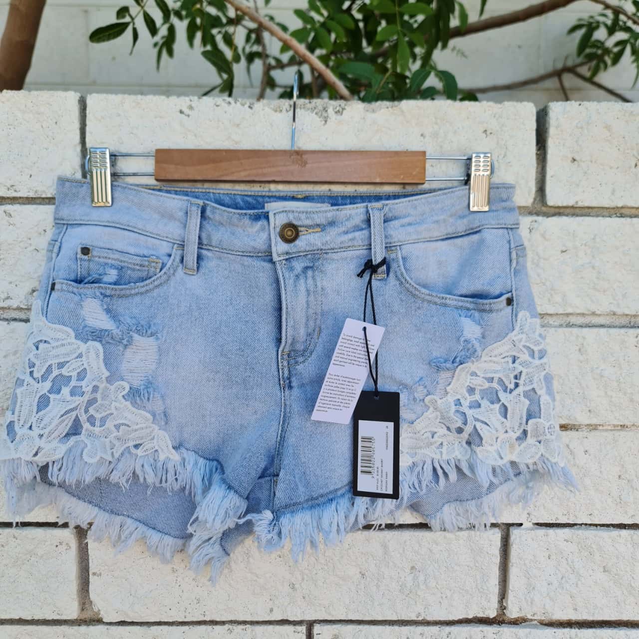 Guess Size S Denim Shorts Blue