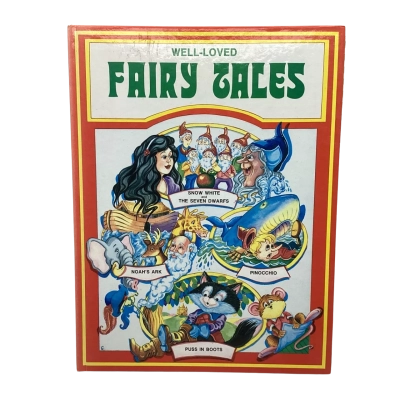 Large Vintage Book (70s or 80s) Of Well Loved Fairy Tales  Hard Cover VGC