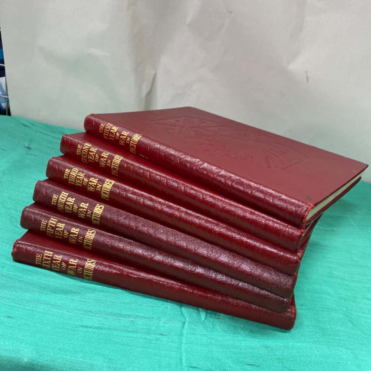 vintage-books-the-war-in-pictures-volumes-1-6-s