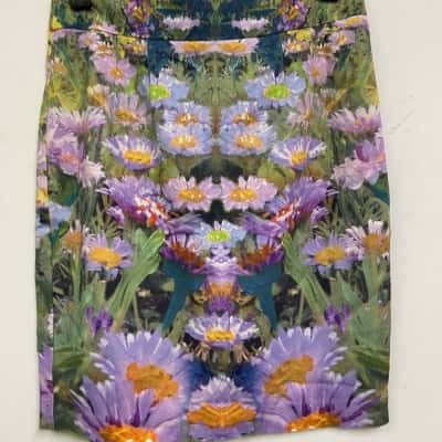 Alannah Hill Womens Size 12 Midi Skirt Floral 