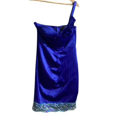 Christopher Ari Womens  Size 10 Cocktail Dress Blue 