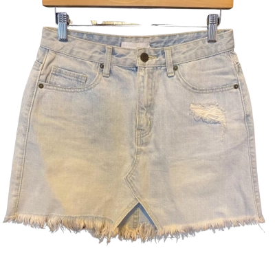  The Hidden Way Womens Size 10 Denim Skirt