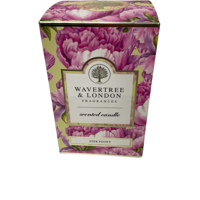 WAVERTREE & LONDON - Scented Candle Pink Peony. 