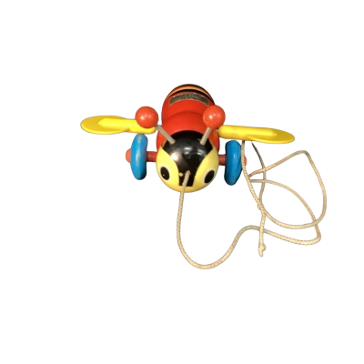 Buzzy Bee Pull Along Toy - Vintage 