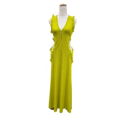 Christopher Esber Maxi Dress  Size 8 Yellow 