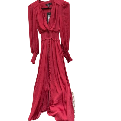 Forever New Womens  Size 4 Midi Dress Red 