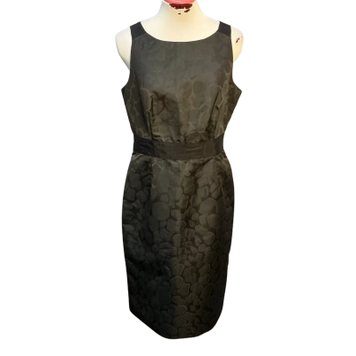 David Lawrence Womens  Size 12 Sleeveless Dress  Black  