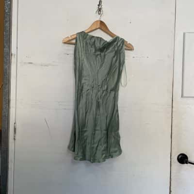 Dissh Womens  Size 8 Mini Dress Green 
