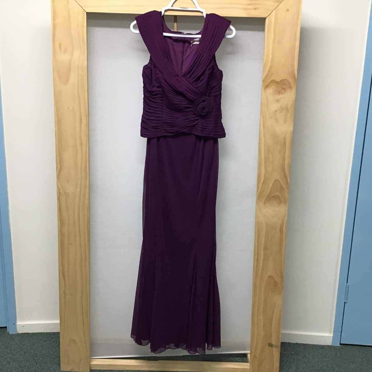 dark purple sparkly dress