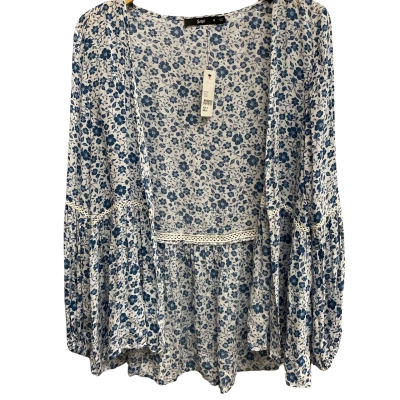 Sportsgirl Womens  Size 12 Blue / White Jacket 