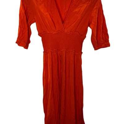 Zara Womens Dress Size S Orange 