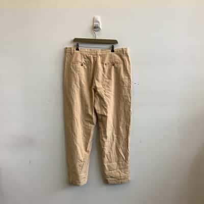Brand New Beotyshow Womens Size XL Wide Leg Linen Blend Pants Khaki