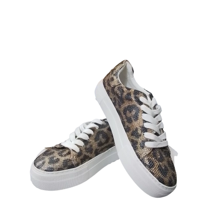I Love Billy Womens  Size 7 Sneakers Leopard