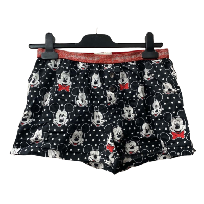 Peter Alexander/ Disney Womens Mickey Mouse Sleepwear Shorts Size S Black  / Red 