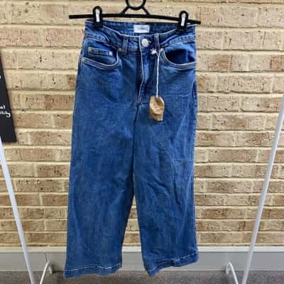 Ceres Life Womens wide leg jeans Size 8 