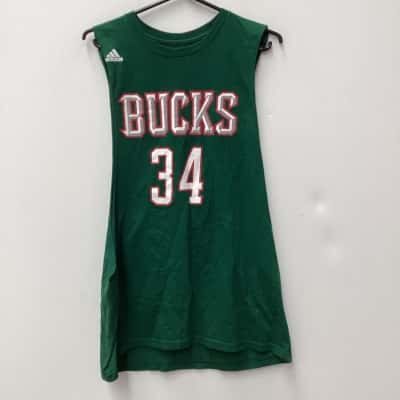 Adidas Mens Singlet  Green / Pattern 