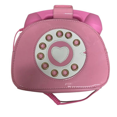 Dangerfield Womens Retro Phone Handbag Pink
