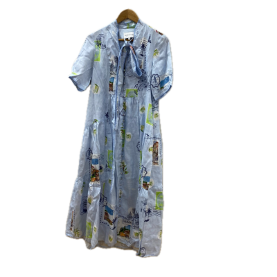 The Dreamers Label Womens Dress Size 0 Blue / Green / Pattern 