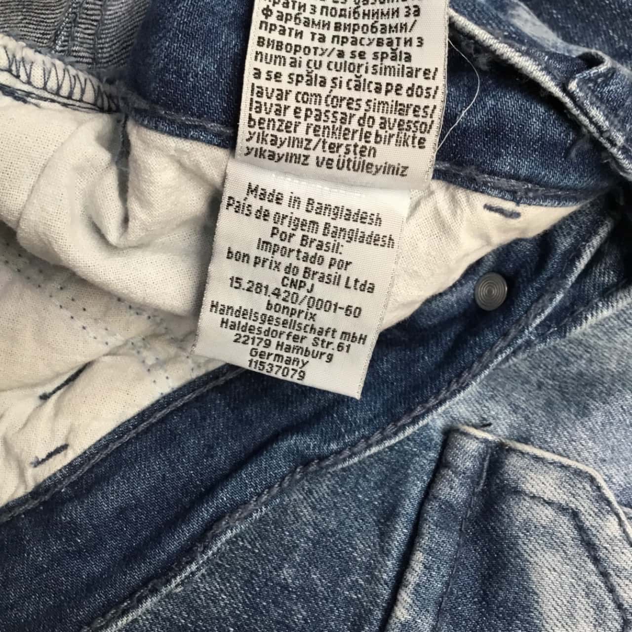 John Baner Size 40 Relaxed Fit Blue Jeans