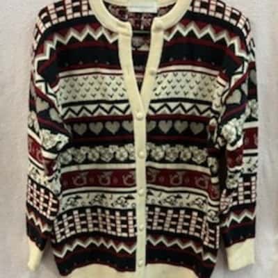 Sportscraft Womens  Size S Button-down Cardigan Multicoloured 