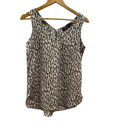 Serafina Womens Size XS Animal Print Top  