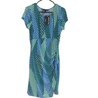 Rebecca Ruby Women  Size XL Bodycon Dress / Short Sleeve Dress  Black  / Blue / Green / Multicoloured / White 