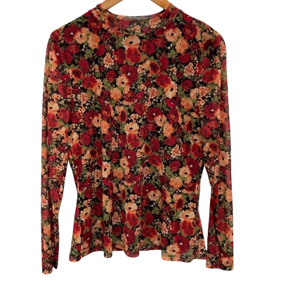 Tokito Forest Dreams Long Sleeve Top Size 16