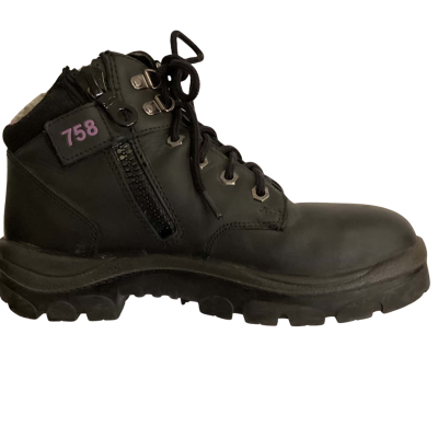 Steel Blue Womens  Size 8 Black  / Pink  