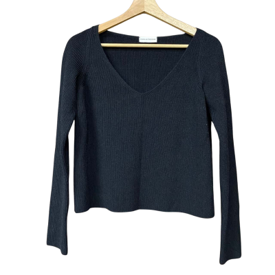 Scanlan Theodore Womens Size XS Black Knit Top