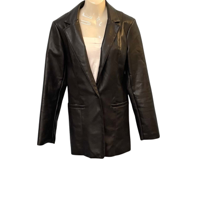 Luck & Trouble Womens  Size 6 Blazer Black  