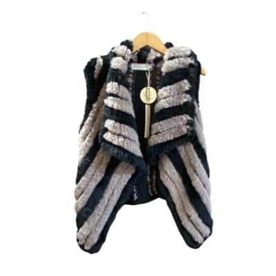 Holmes & Fallon Womens  Size M faux fur vest