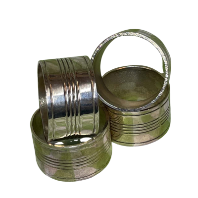 Napkin/Serviette Rings silver plated