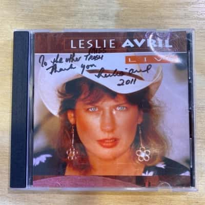 Leslie Avril signed CD (live)