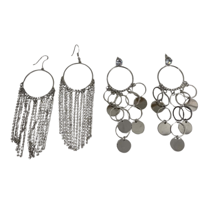 Unbranded Women's Party Earrings 2 Pairs 