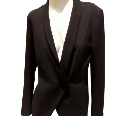 Women's Size 12 Perri Cutten Black Suit Jacket