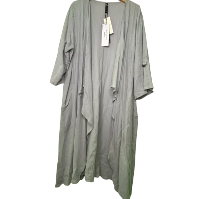 Taking Shape Womens  Size 22 Open Jacket Grey 