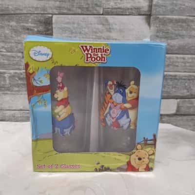 Winnie the pooh set of two glassess