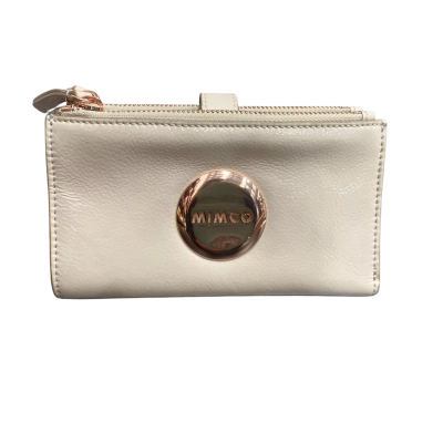 Mimco Patent Leather Mim- Mazing Almond Medium Wallet