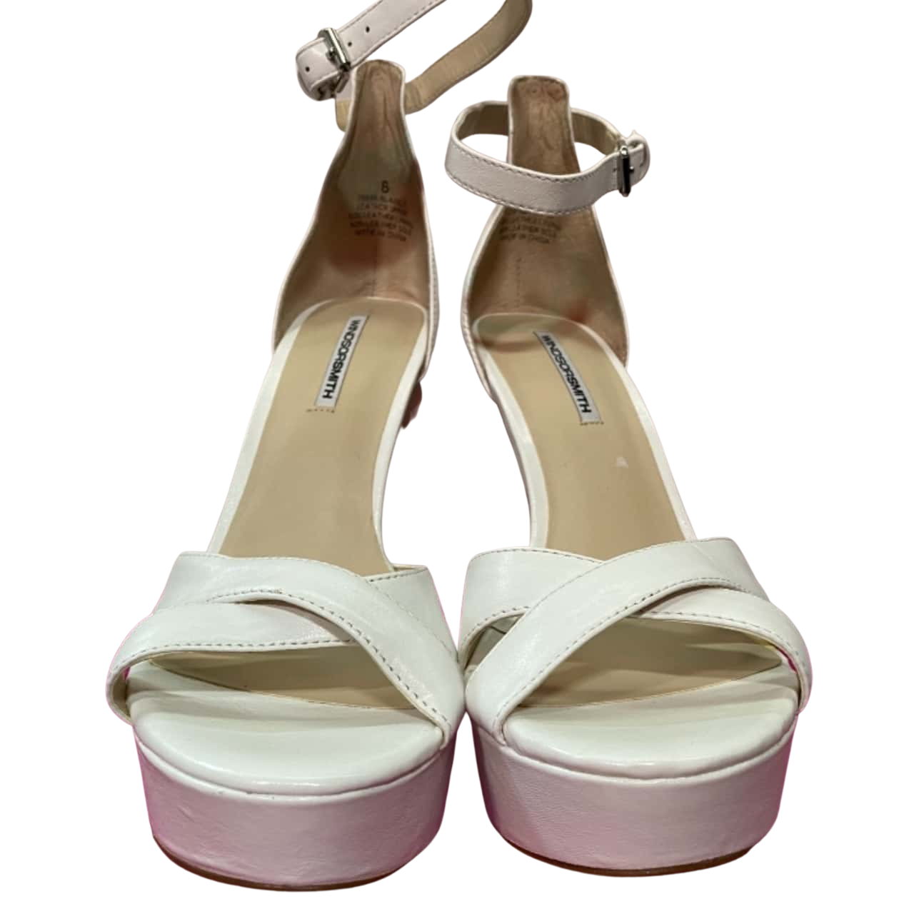 Windsor Smith Womens Size 8 White Heels, BNWT(s)