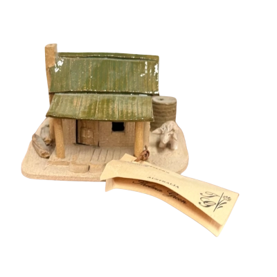 Vintage Early Australian Settlers Cottage by Thelma Green