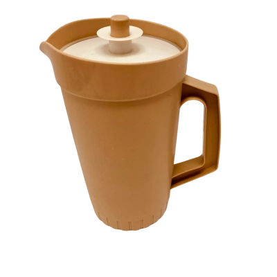 Tupperware vintage beige pitcher