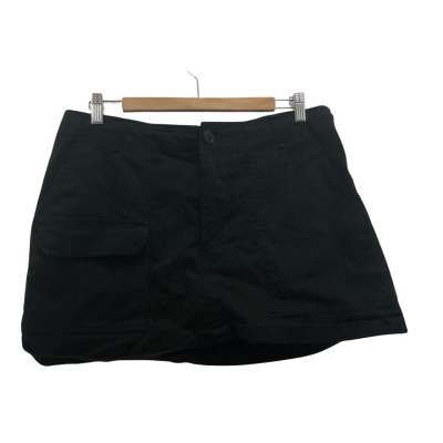STAX. Womens  Size L Mini Skirt Black  