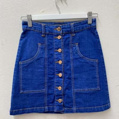 Jay Jays Women's Size 6 Denim/ Pencil Skirt Blue 