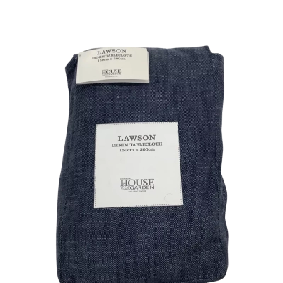 Lawson Denim Tablecloth 150 cm x 300 cm    RRP $129.95                       loose manchester