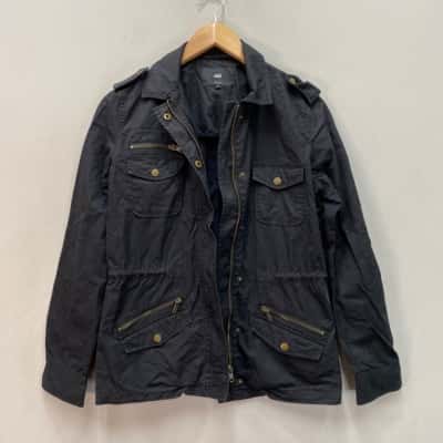 Jag Womens Casual Cotton Lightweight Jacket Size 6 Black  