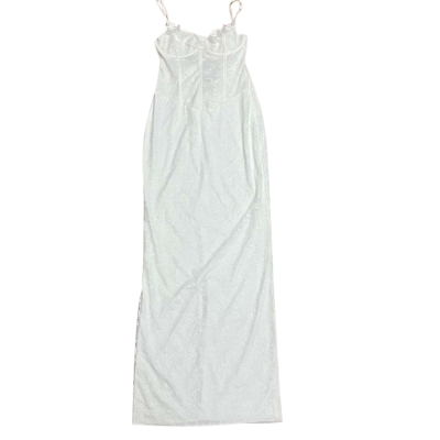 Outcast BNWT Size L Dylan Maxi Dress White 